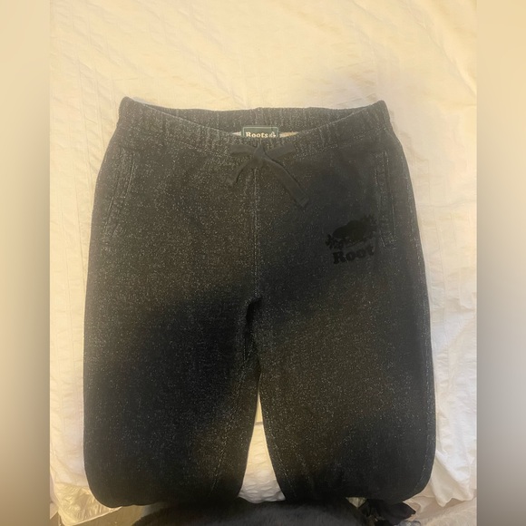 Roots black heathered sweatpants size xs 27$ - Picture 4 of 4
